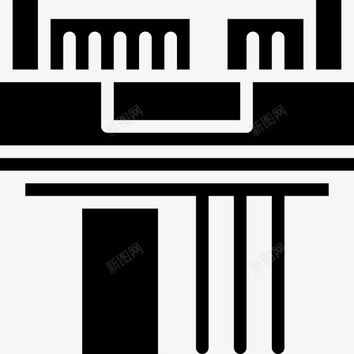 Satapc组件填充图标svg_新图网 https://ixintu.com Sata pc组件 填充