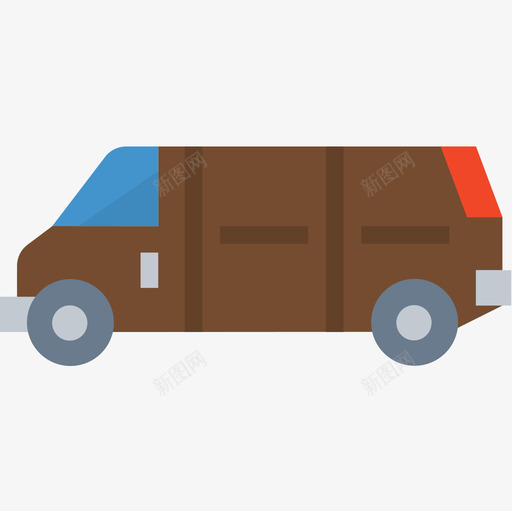 货车运输94平车图标svg_新图网 https://ixintu.com 平车 货车 运输94