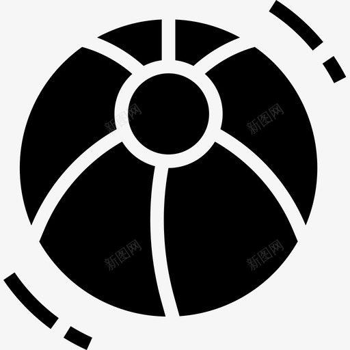 球夏季52实心图标svg_新图网 https://ixintu.com 夏季52 实心 球