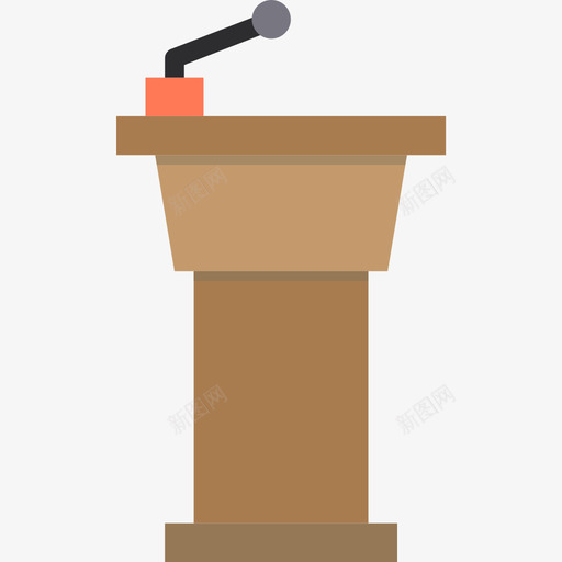 台第2次会议平面图标svg_新图网 https://ixintu.com 平面 第2次会议