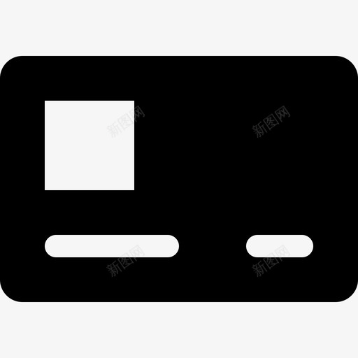 信用卡商业金融4已填写图标svg_新图网 https://ixintu.com 信用卡 商业金融4 已填写