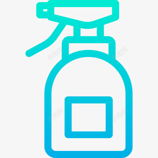 喷雾瓶美容spa梯度图标svg_新图网 https://ixintu.com 喷雾瓶 梯度 美容spa
