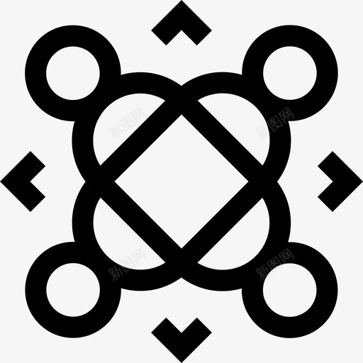 团队创业和新业务7直线型图标svg_新图网 https://ixintu.com 创业和新业务7 团队 直线型