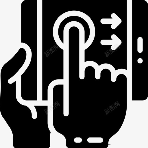 药片手3填充图标svg_新图网 https://ixintu.com 填充 手3 药片