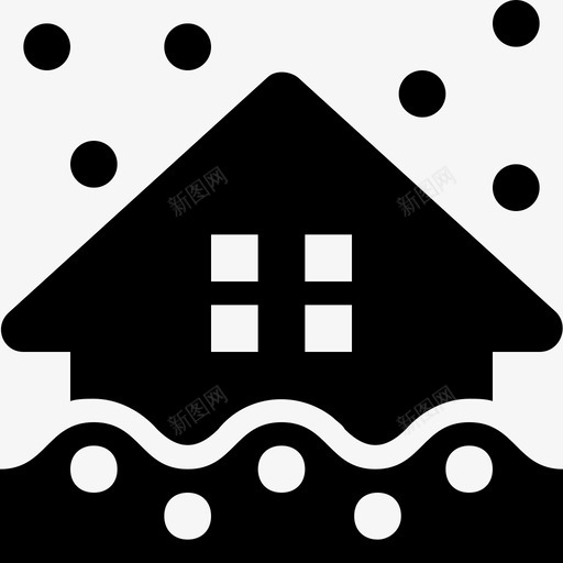 暴风雪灾难5填充图标svg_新图网 https://ixintu.com 填充 暴风雪 灾难5