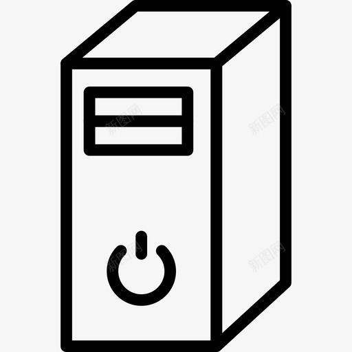 计算机tech10线性图标svg_新图网 https://ixintu.com tech10 线性 计算机