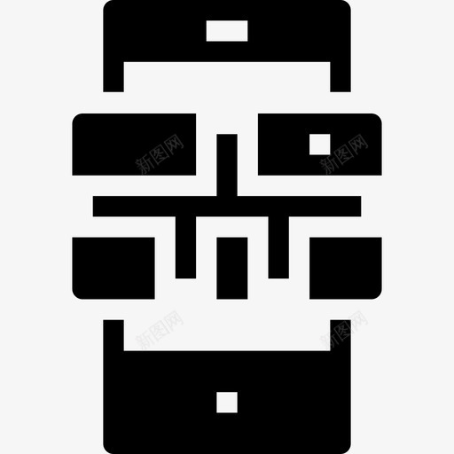 智能手机智能手机功能4填充图标svg_新图网 https://ixintu.com 填充 智能手机 智能手机功能4
