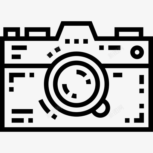 相机生日31直线型图标svg_新图网 https://ixintu.com 生日31 直线型 相机