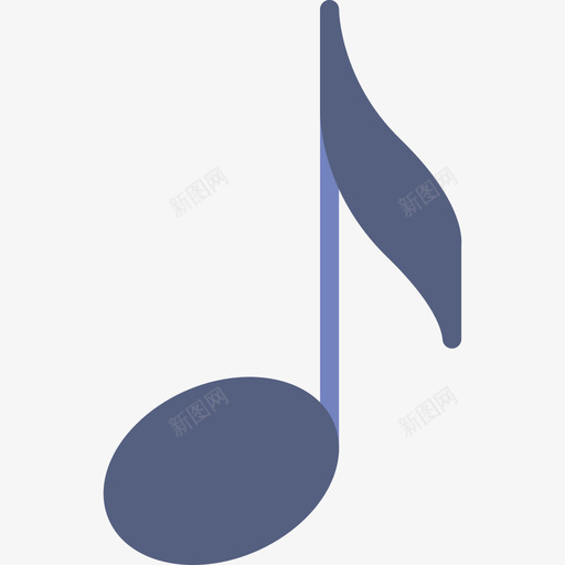 音符音乐和乐器5扁平图标svg_新图网 https://ixintu.com 扁平 音乐和乐器5 音符