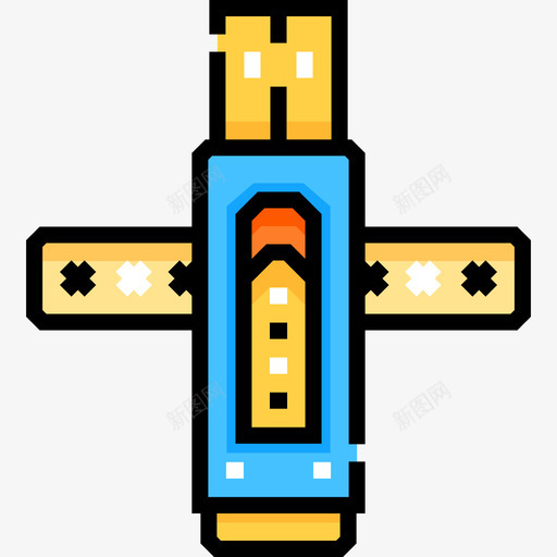 Pendrive互联网安全31线性颜色图标svg_新图网 https://ixintu.com Pendrive 互联网安全31 线性颜色