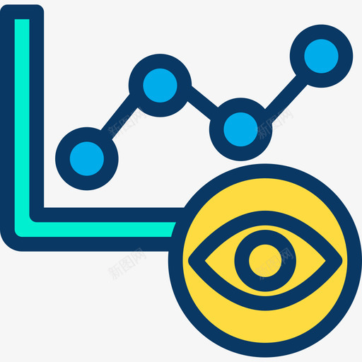 折线图分析3线颜色图标svg_新图网 https://ixintu.com 分析3 折线图 线颜色