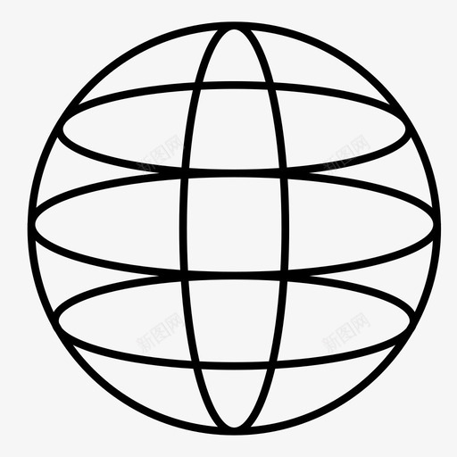 地球赤道地图图标svg_新图网 https://ixintu.com 地图 地球 地球和其他行星 行星 赤道