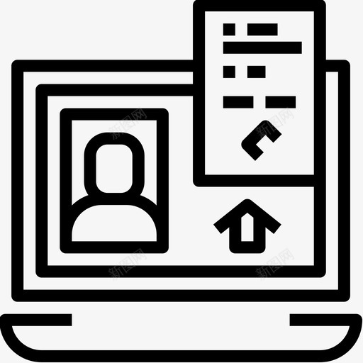 笔记本电脑gdpr13线性图标svg_新图网 https://ixintu.com gdpr13 笔记本电脑 线性