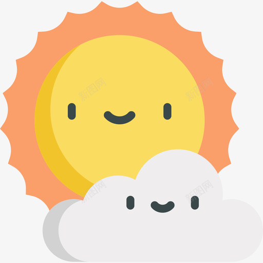 太阳暑假25平图标svg_新图网 https://ixintu.com 太阳 平 暑假25