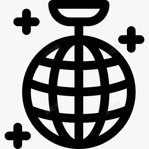 迪斯科舞会派对庆祝6直系图标svg_新图网 https://ixintu.com 派对庆祝6 直系 迪斯科舞会