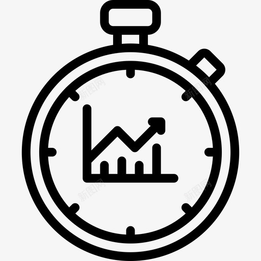 秒表人力资源部37直线型图标svg_新图网 https://ixintu.com 人力资源部37 直线型 秒表