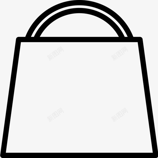 纸袋袋3线性图标svg_新图网 https://ixintu.com 纸袋 线性 袋3
