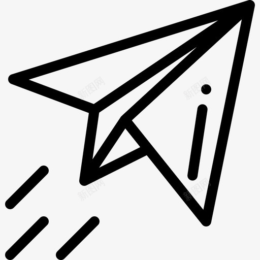 纸平面网页1de2线性图标svg_新图网 https://ixintu.com 纸平面 网页设计1de2线性
