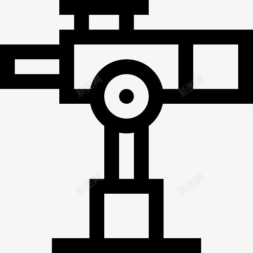 望远镜疯狂科学6直线图标svg_新图网 https://ixintu.com 望远镜 疯狂科学6 直线