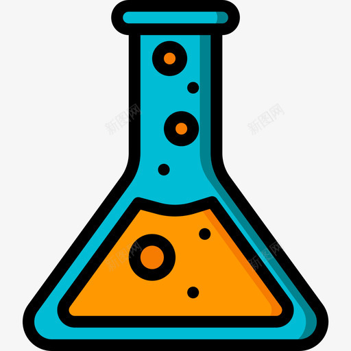 烧瓶科学66线性颜色图标svg_新图网 https://ixintu.com 烧瓶 科学66 线性颜色