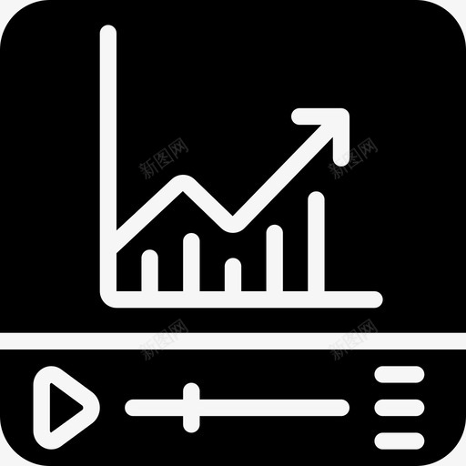 视频播放器视频博客2填充图标svg_新图网 https://ixintu.com 填充 视频博客2 视频播放器