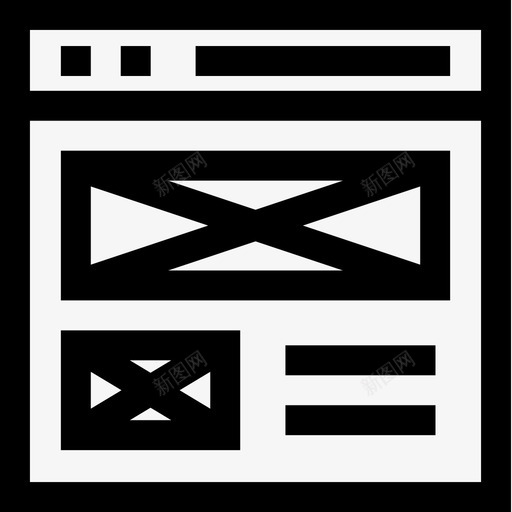 网页网页59线性图标svg_新图网 https://ixintu.com 线性 网页设计 网页设计59