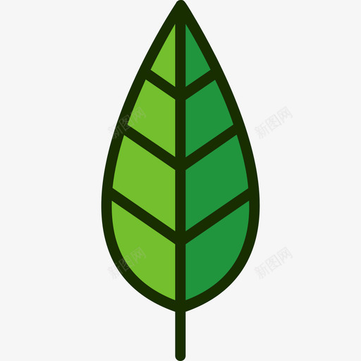 叶叶2线形颜色图标svg_新图网 https://ixintu.com 叶 叶2 线形颜色