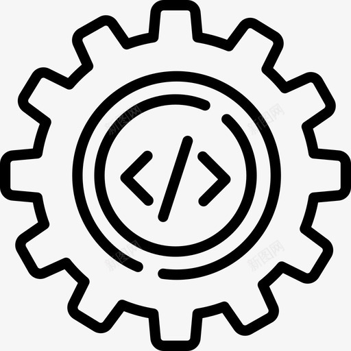 设置技术支持12线性图标svg_新图网 https://ixintu.com 技术支持12 线性 设置