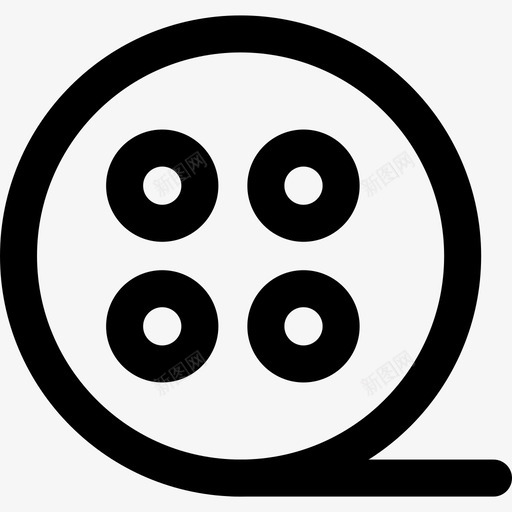 薄膜条杂项16线性图标svg_新图网 https://ixintu.com 杂项16 线性 薄膜条