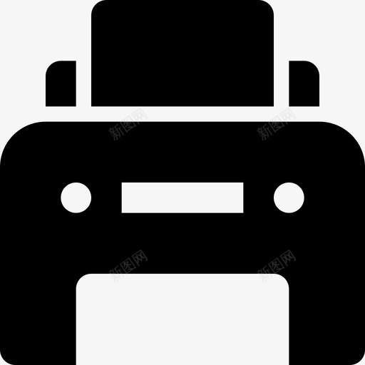 打印机家用电器5填充图标svg_新图网 https://ixintu.com 填充 家用电器5 打印机