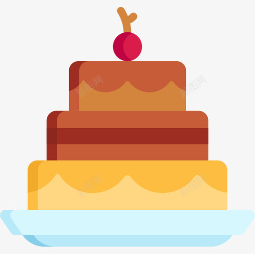 蛋糕糖果店12平的图标svg_新图网 https://ixintu.com 平的 糖果店12 蛋糕