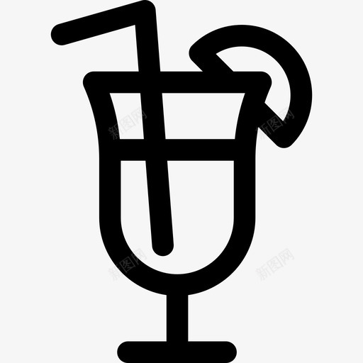 鸡尾酒夏季派对15直系图标svg_新图网 https://ixintu.com 夏季派对15 直系 鸡尾酒