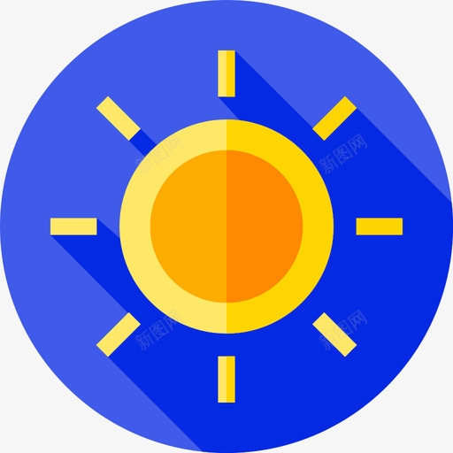 太阳晨练平淡图标svg_新图网 https://ixintu.com 太阳 平淡 晨练