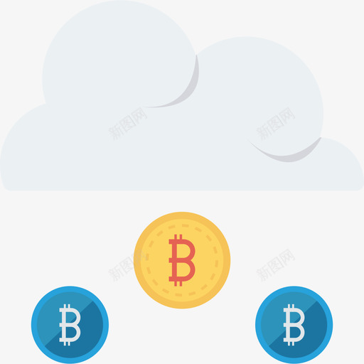 比特币比特币区块链加密货币扁平图标svg_新图网 https://ixintu.com 扁平 比特币 比特币区块链加密货币