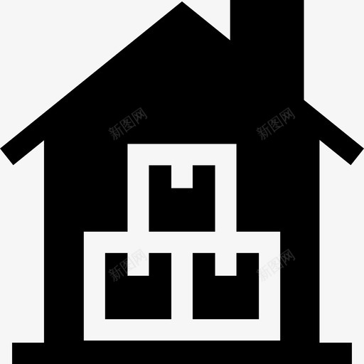 仓库包裹交付16已填充图标svg_新图网 https://ixintu.com 仓库 包裹交付16 已填充