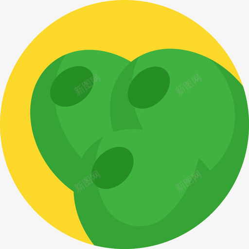 橄榄水果蔬菜图标svg_新图网 https://ixintu.com 扁平 橄榄 水果 蔬菜