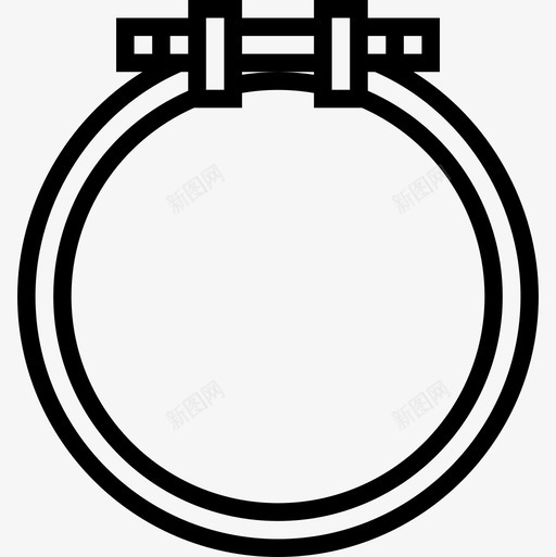 刺绣缝纫设备3直线图标svg_新图网 https://ixintu.com 刺绣 直线 缝纫设备3