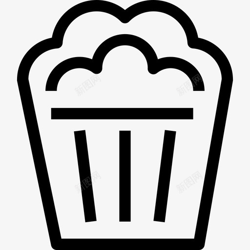 爆米花16岁生日派对直系图标svg_新图网 https://ixintu.com 16岁生日派对 爆米花 直系