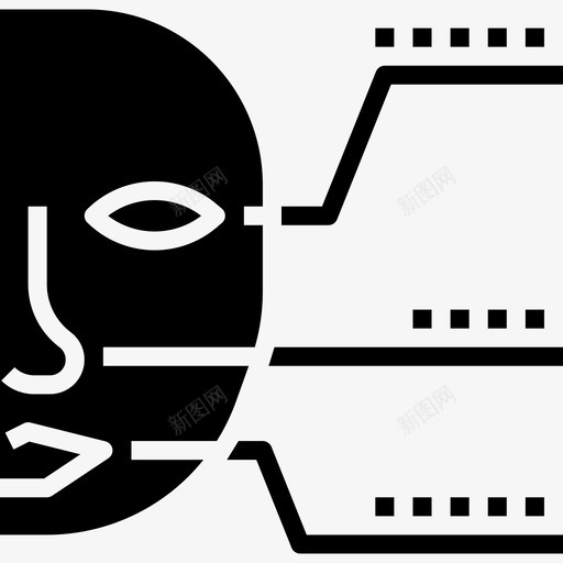 生物识别网络安全4填充图标svg_新图网 https://ixintu.com 填充 生物识别 网络安全4