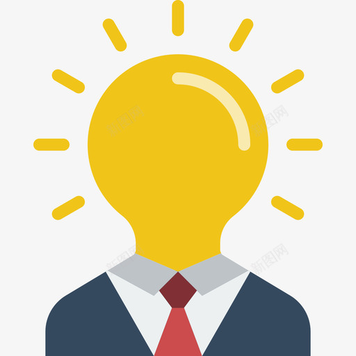 Idea人力资源35扁平图标svg_新图网 https://ixintu.com Idea 人力资源35 扁平