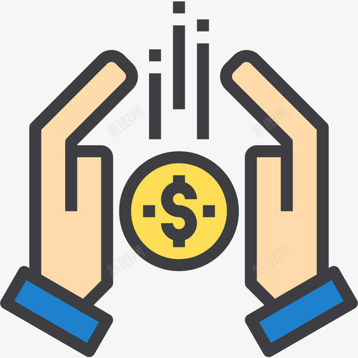 付款银行和金融22线颜色图标svg_新图网 https://ixintu.com 付款 线颜色 银行和金融22