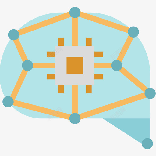 Cpuai5扁平图标svg_新图网 https://ixintu.com Cpu ai5 扁平