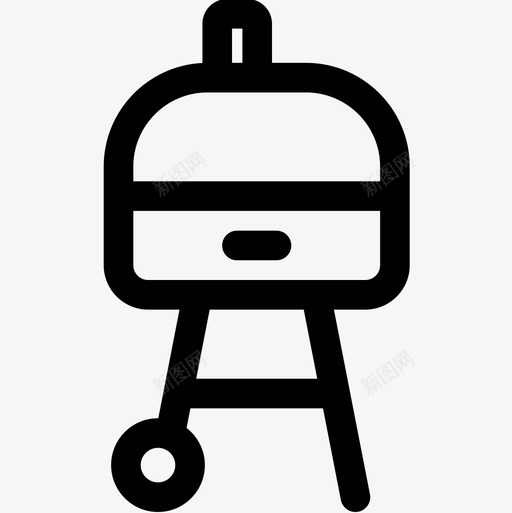 烧烤自由时间8线性图标svg_新图网 https://ixintu.com 烧烤 线性 自由时间8