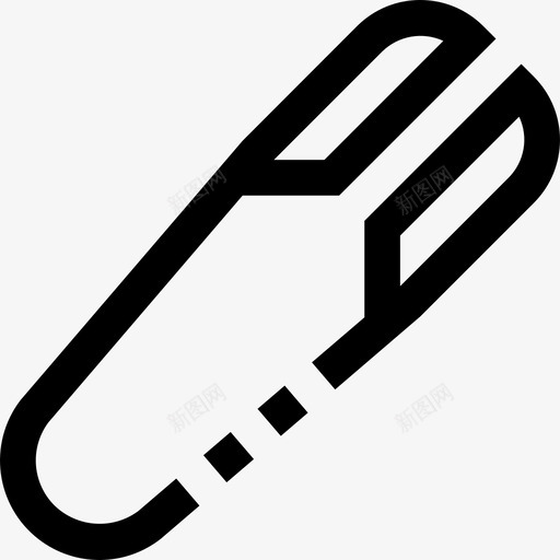 剪刀缝纫布和儿童直线型图标svg_新图网 https://ixintu.com 剪刀 手指游戏 直线型 缝纫布和儿童