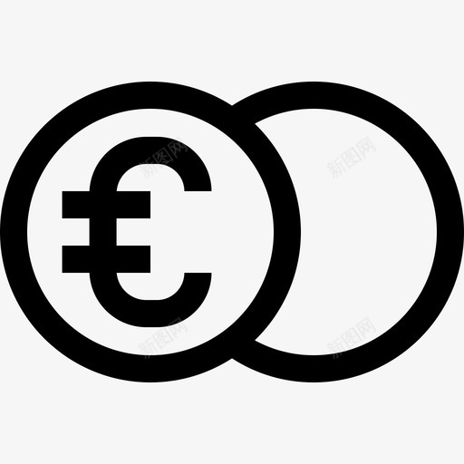 欧元商业206直系图标svg_新图网 https://ixintu.com 商业206 欧元 直系