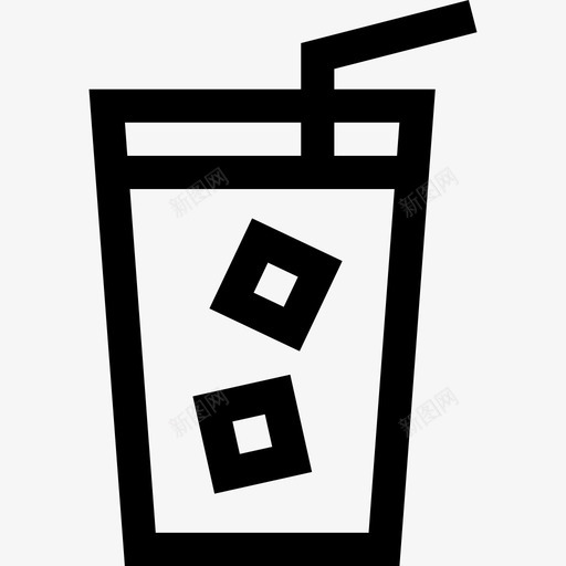 软饮料暑假22线性图标svg_新图网 https://ixintu.com 暑假22 线性 软饮料