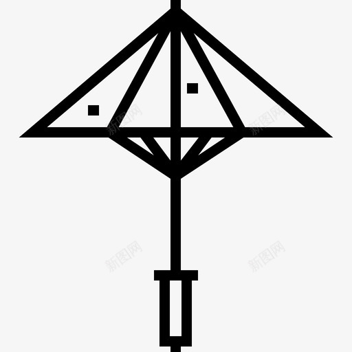 伞瓷器17直线型图标svg_新图网 https://ixintu.com 伞 瓷器17 直线型