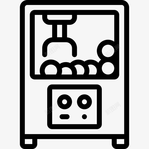 胡克主题公园5线性图标svg_新图网 https://ixintu.com 主题公园5 线性 胡克