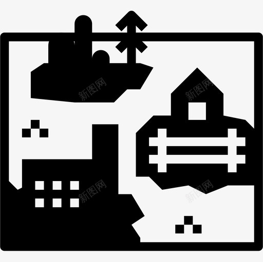 城市营销41坚实图标svg_新图网 https://ixintu.com 坚实 城市 营销41