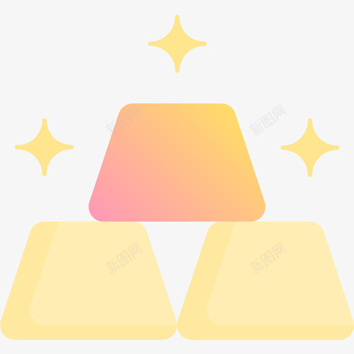 金色西部3黄色图标svg_新图网 https://ixintu.com 西部3 金色 黄色